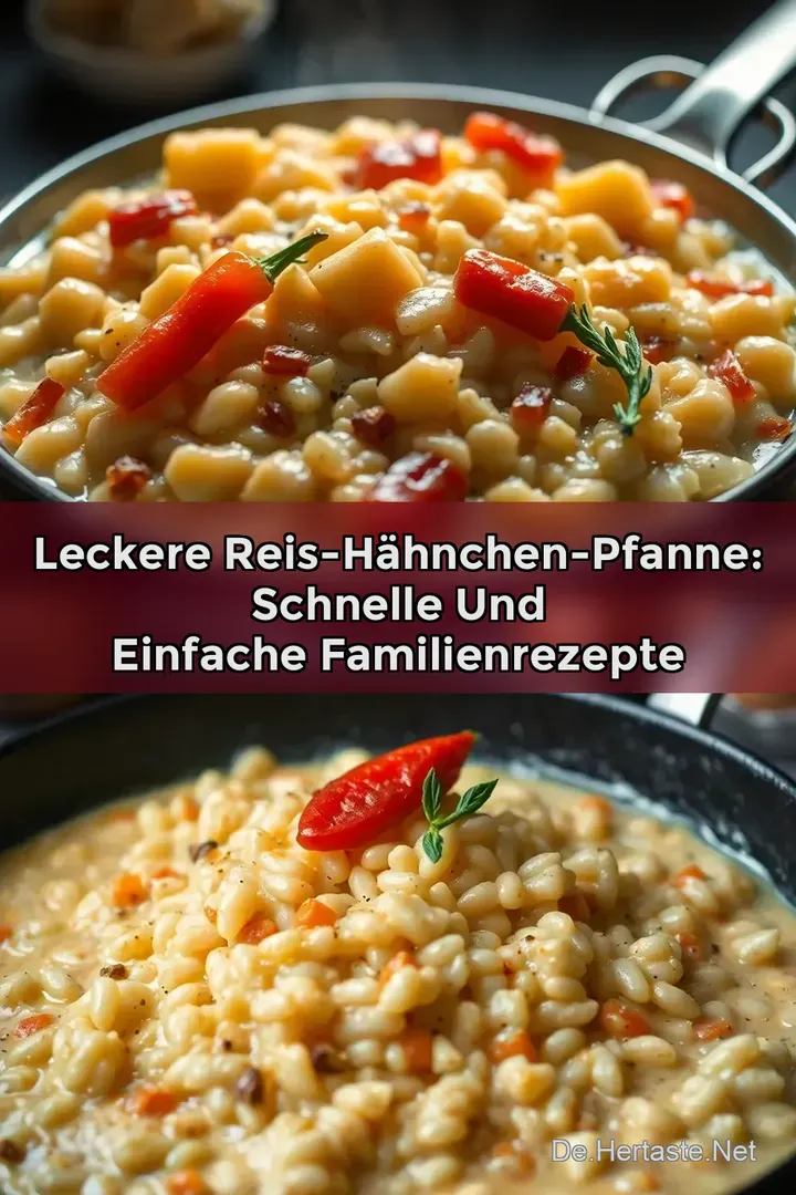 Leckere Reis-H&auml;hnchen-Pfanne: Schnelle und einfache Familienrezepte