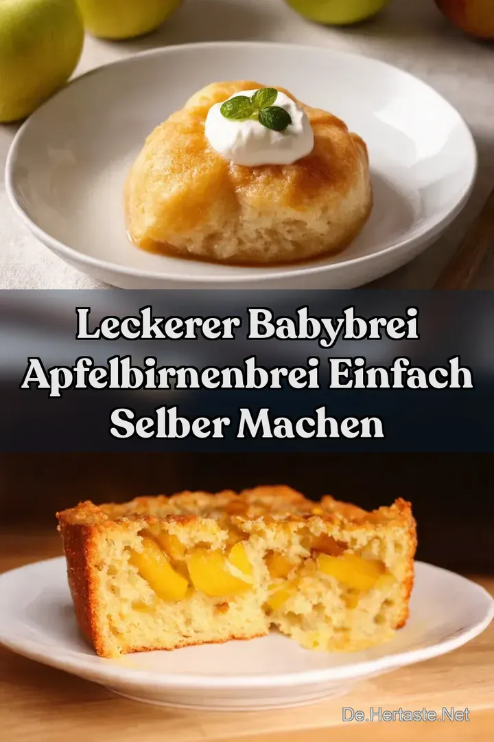 Leckerer Babybrei ApfelBirnenBrei einfach selber machen