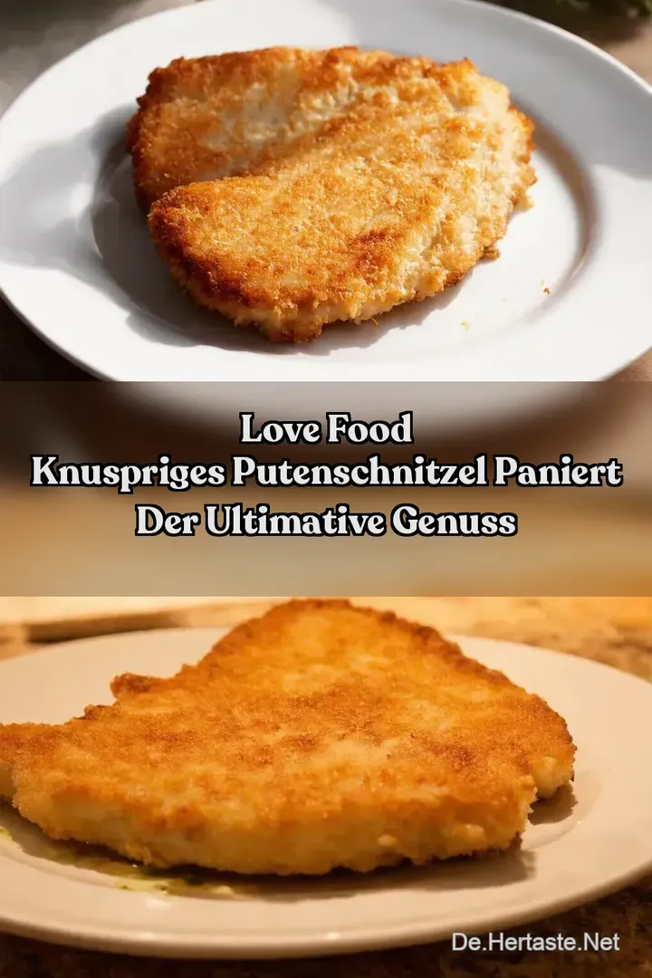 Love Food Knuspriges Putenschnitzel Paniert Der Ultimative Genuss