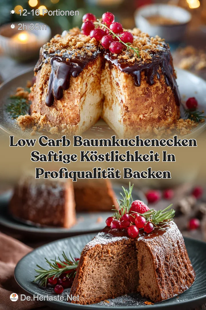 Low Carb BaumkuchenEcken Saftige K&ouml;stlichkeit in ProfiQualit&auml;t backen
