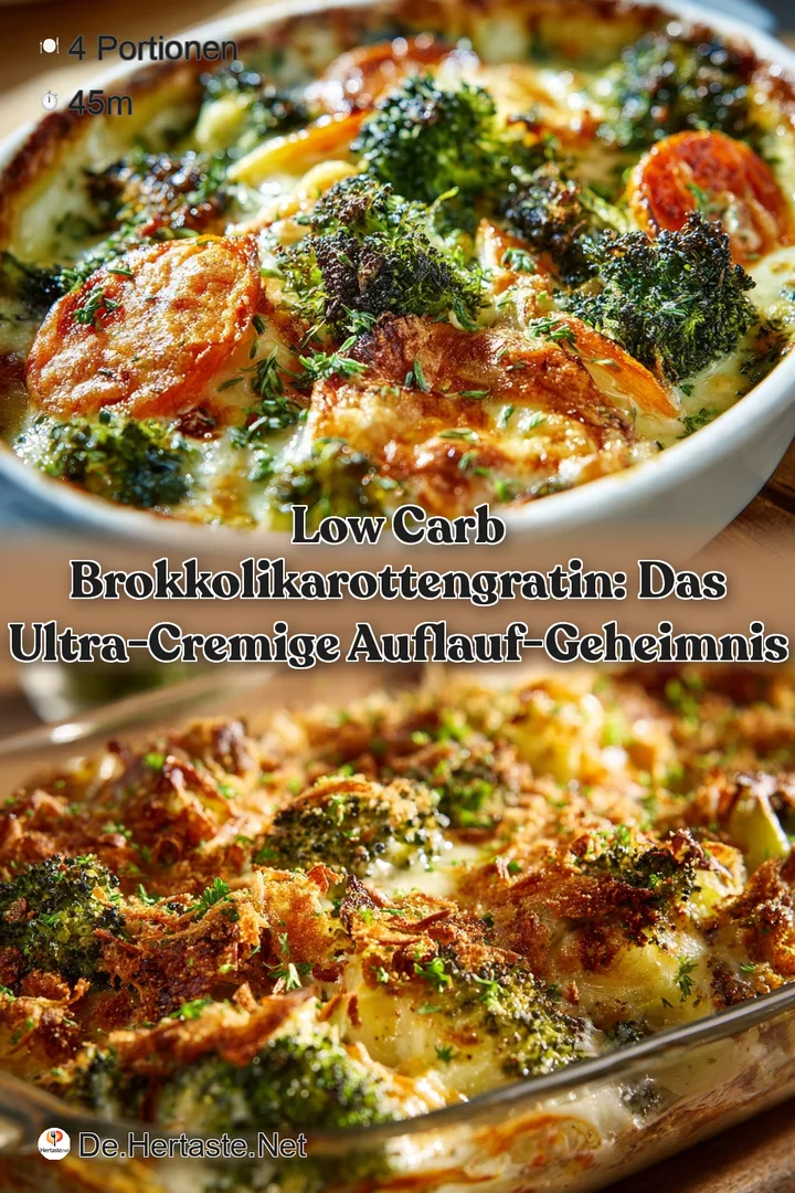 Low Carb BrokkoliKarottenGratin: Das ultra-cremige Auflauf-Geheimnis