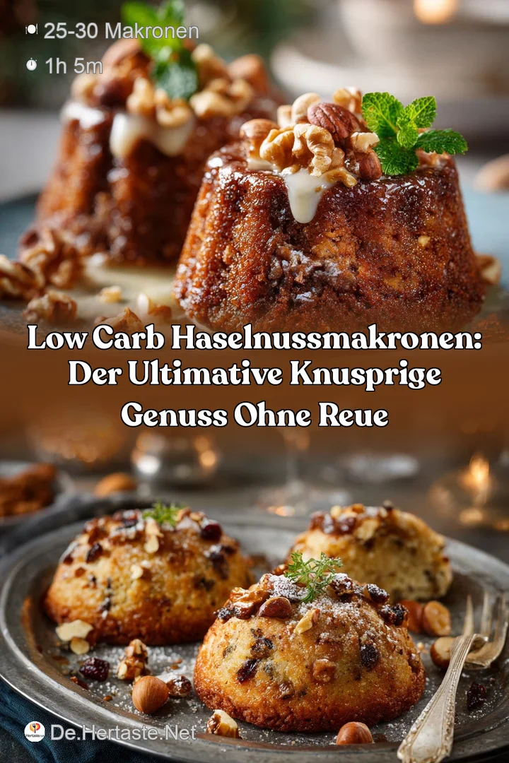 Low Carb HaselnussMakronen: Der ultimative knusprige Genuss ohne Reue