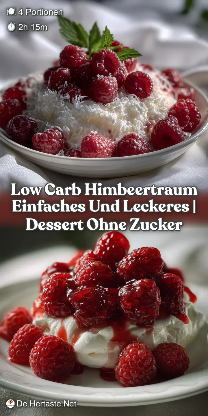 Low Carb HimbeerTraum Einfaches Und Leckeres | Dessert Ohne Zucker