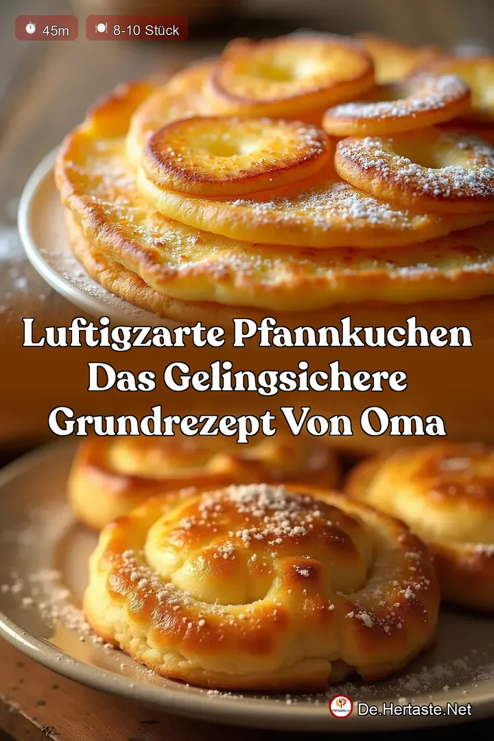 LuftigZarte Pfannkuchen Das gelingsichere Grundrezept von Oma