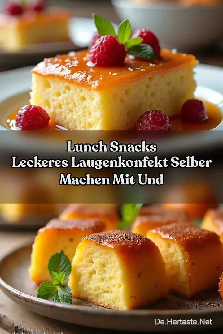 Lunch Snacks Leckeres Laugenkonfekt selber machen mit und