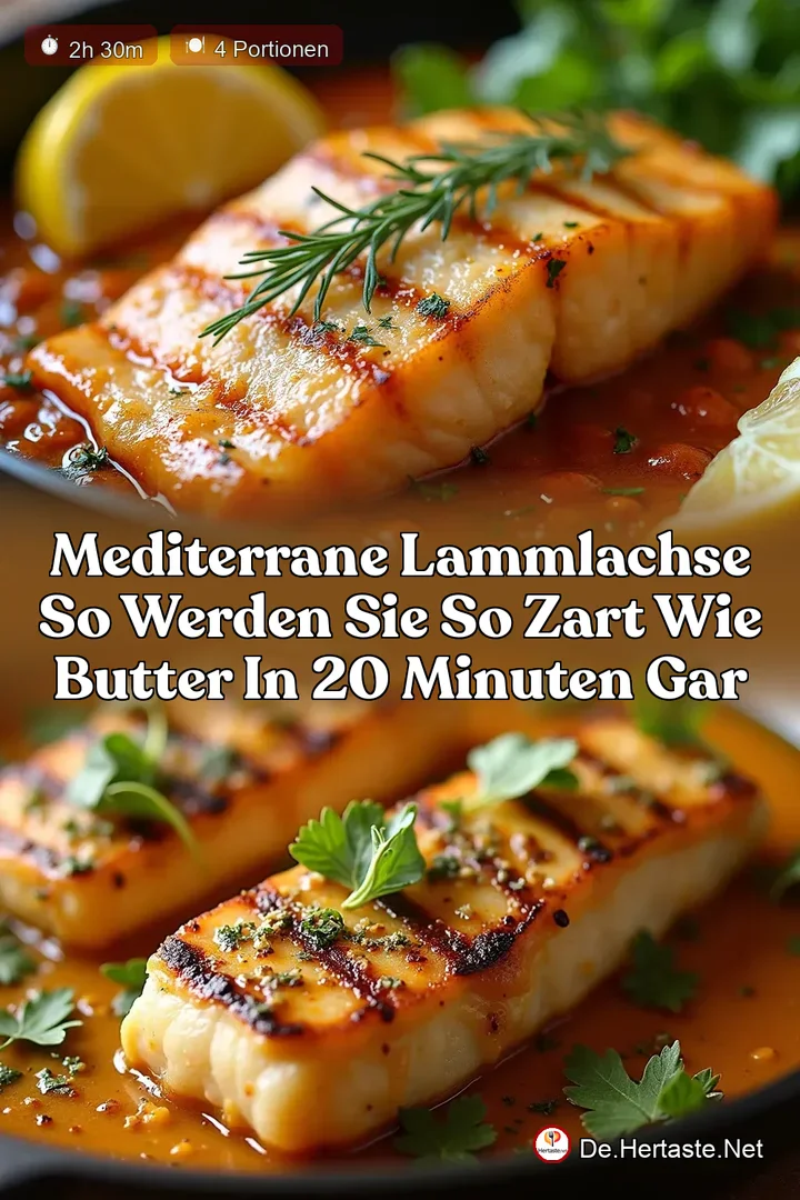 Mediterrane Lammlachse So werden sie so zart wie Butter in 20 Minuten gar