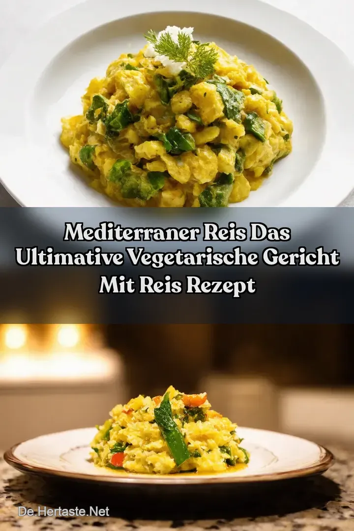 Mediterraner Reis Das ultimative vegetarische Gericht mit Reis Rezept