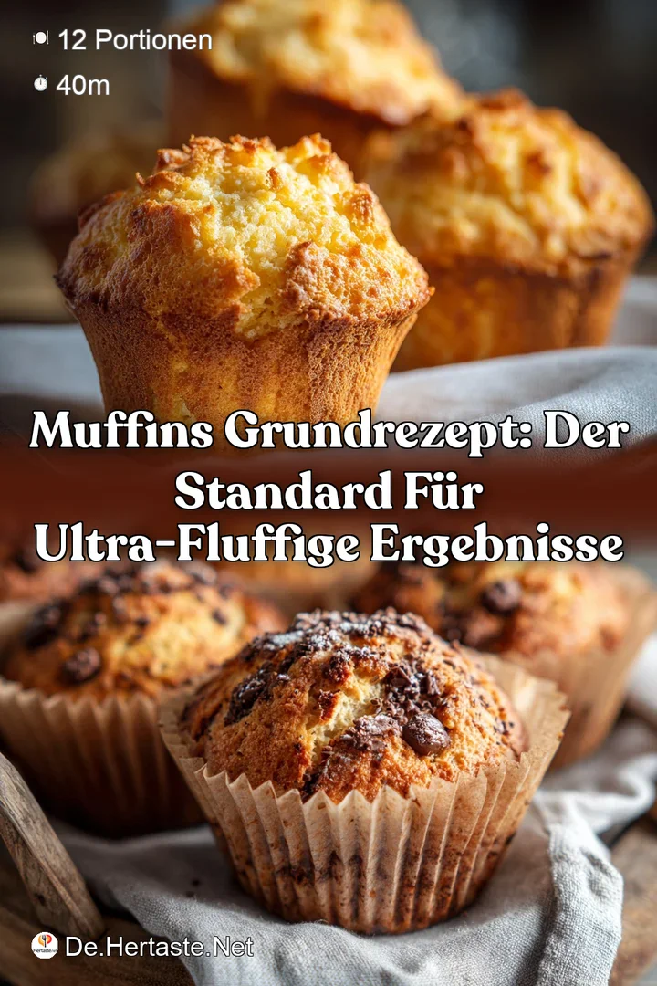 Muffins Grundrezept: Der Standard f&uuml;r ultra-fluffige Ergebnisse