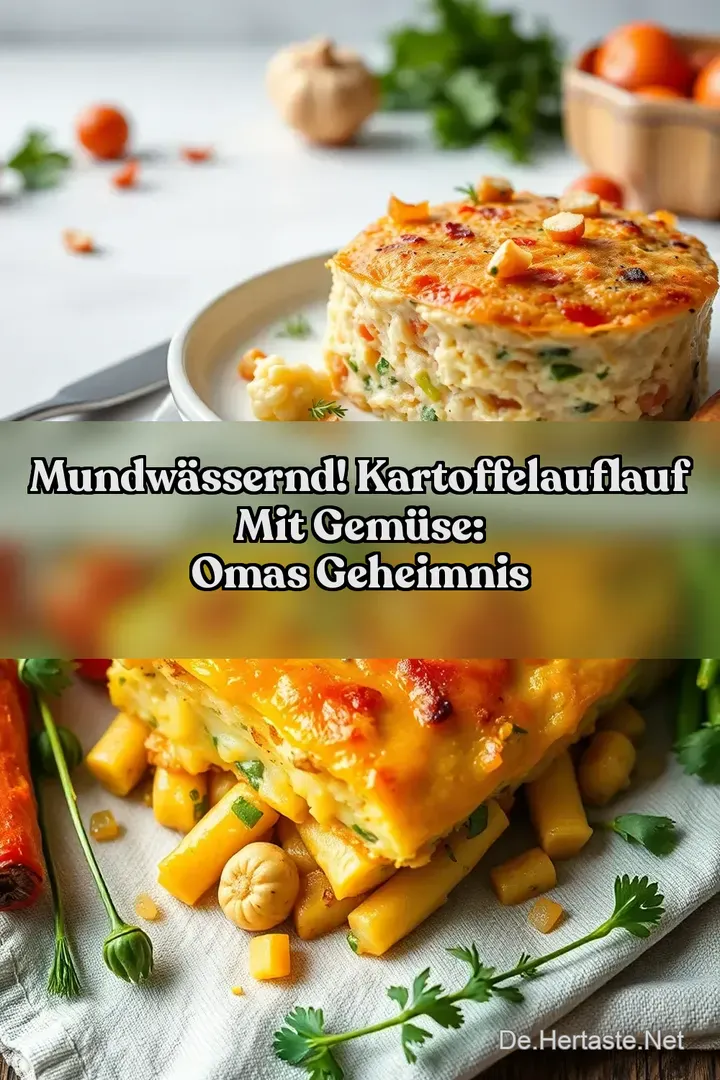 Mundw&auml;ssernd! Kartoffelauflauf mit Gem&uuml;se: Omas Geheimnis