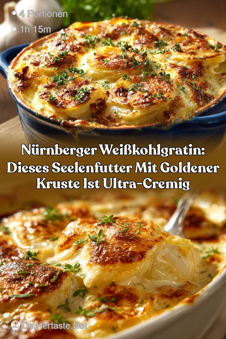 N&uuml;rnberger Wei&szlig;kohlGratin: Dieses Seelenfutter mit goldener Kruste ist ultra-cremig