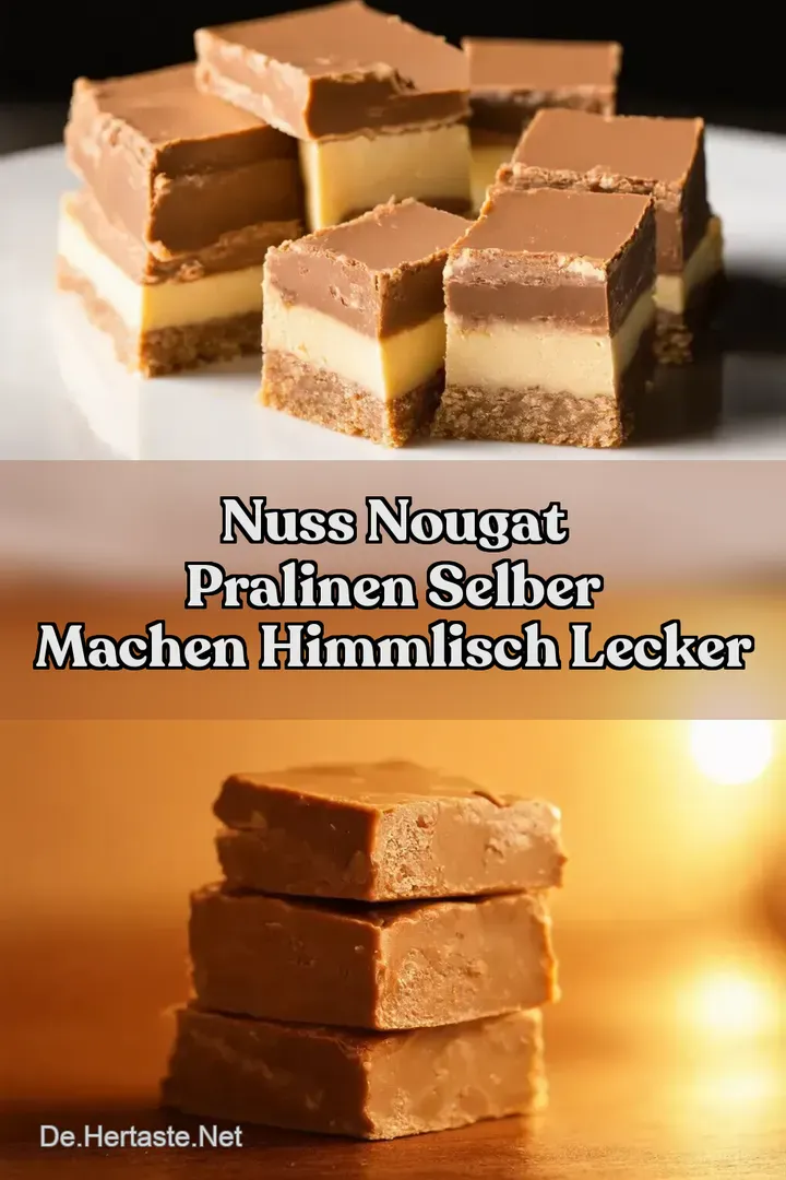 Nuss Nougat Pralinen selber machen Himmlisch Lecker