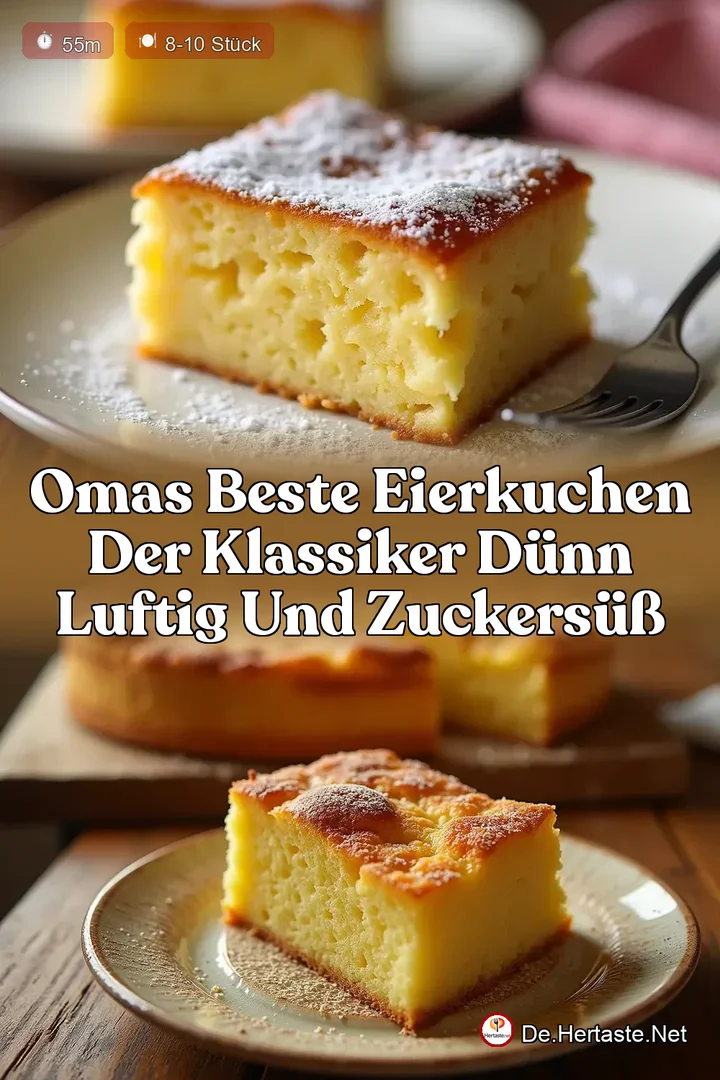 Omas Beste Eierkuchen Der Klassiker D&uuml;nn Luftig und Zuckers&uuml;&szlig;