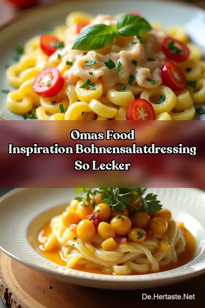 Omas Food Inspiration Bohnensalatdressing So lecker