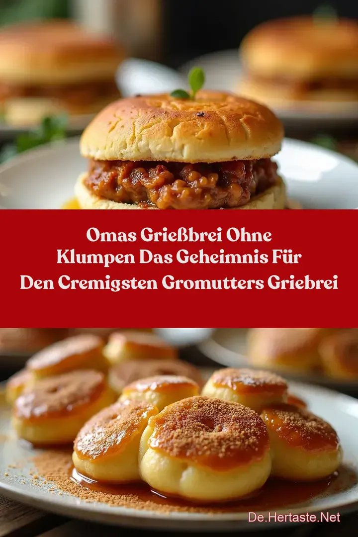 Omas Grie&szlig;brei ohne Klumpen Das Geheimnis f&uuml;r den cremigsten Gromutters Griebrei