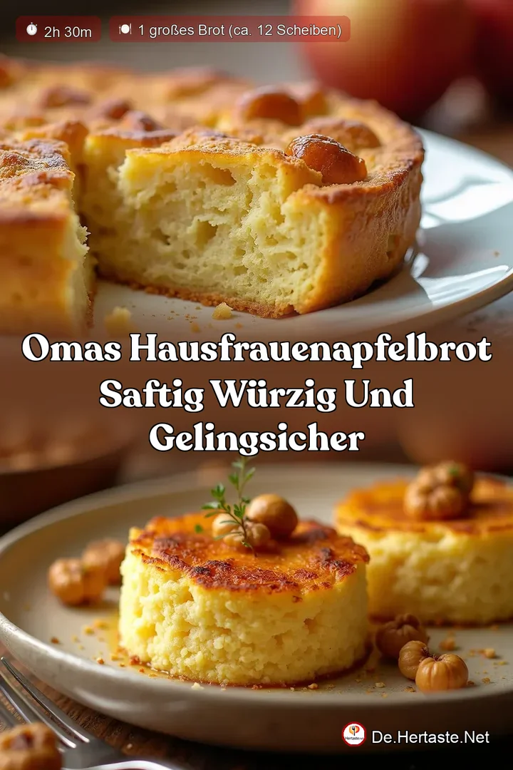 Omas HausfrauenApfelbrot Saftig w&uuml;rzig und gelingsicher