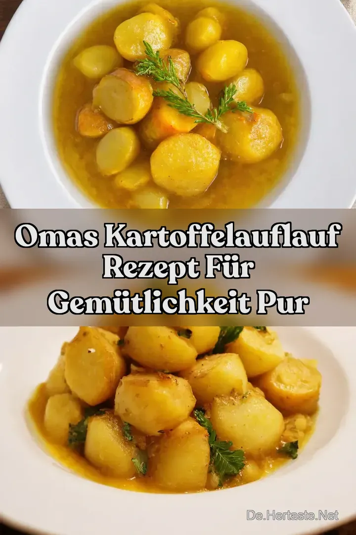 Omas Kartoffelauflauf Rezept f&uuml;r Gem&uuml;tlichkeit pur