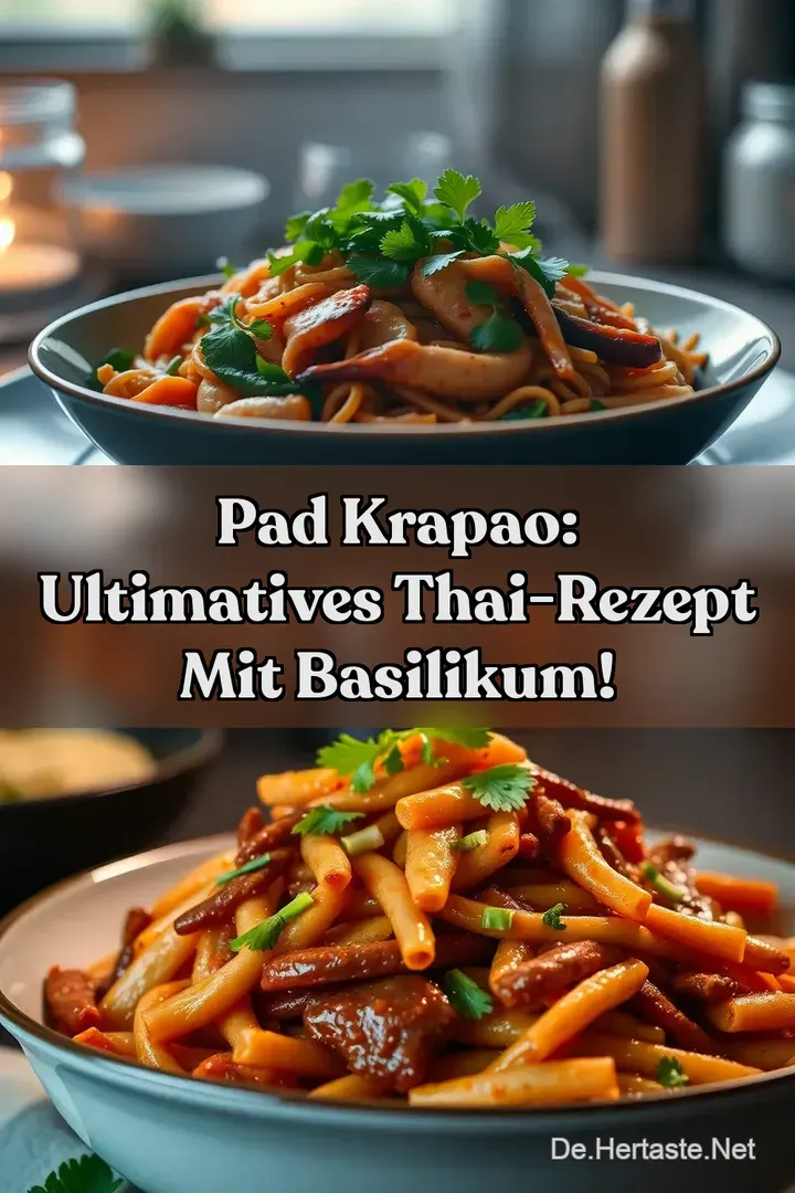 Pad Krapao: Ultimatives Thai-Rezept mit Basilikum!