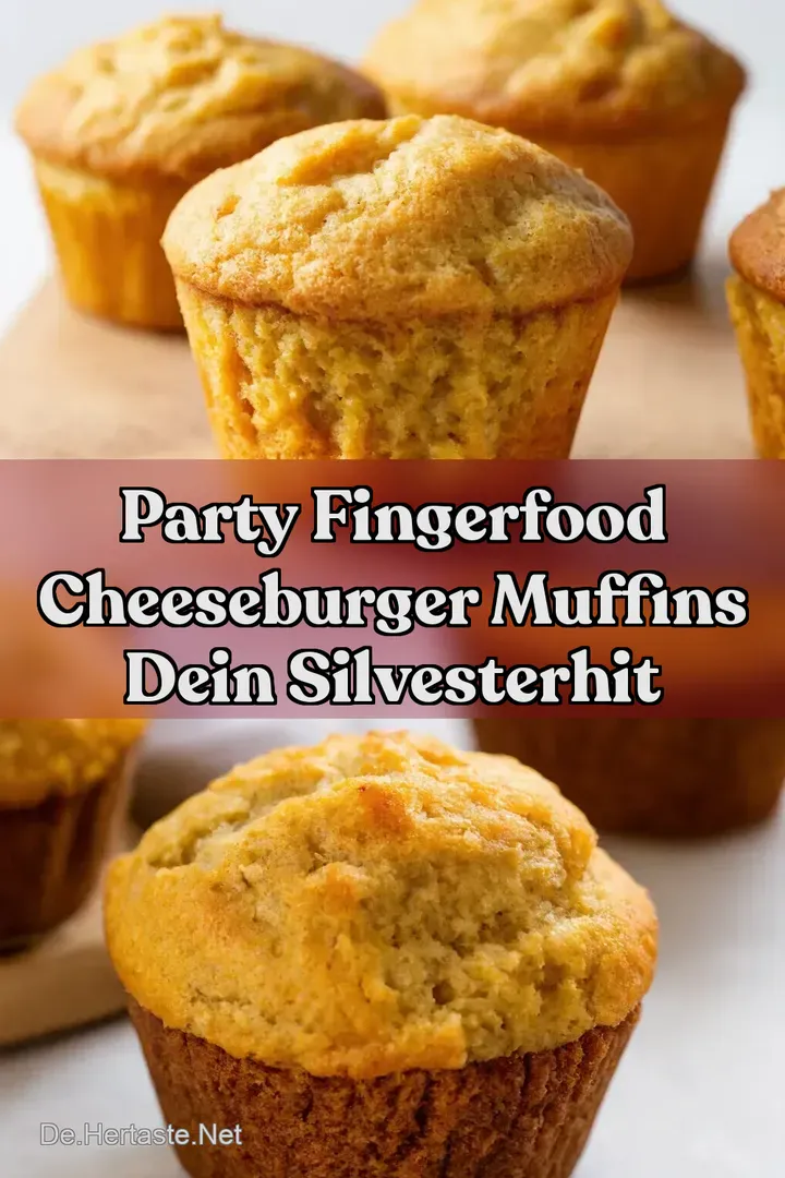 Party Fingerfood Cheeseburger Muffins Dein SilvesterHit