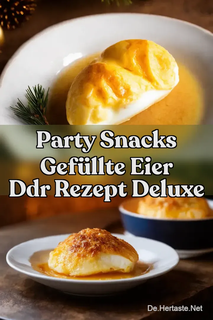 Party Snacks Gef&uuml;llte Eier DDR Rezept Deluxe