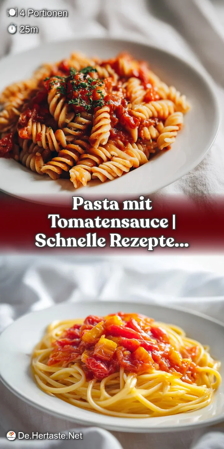 Close-up of glossy spaghetti tangled in rich, chunky tomato sauce, with a hint of steam.