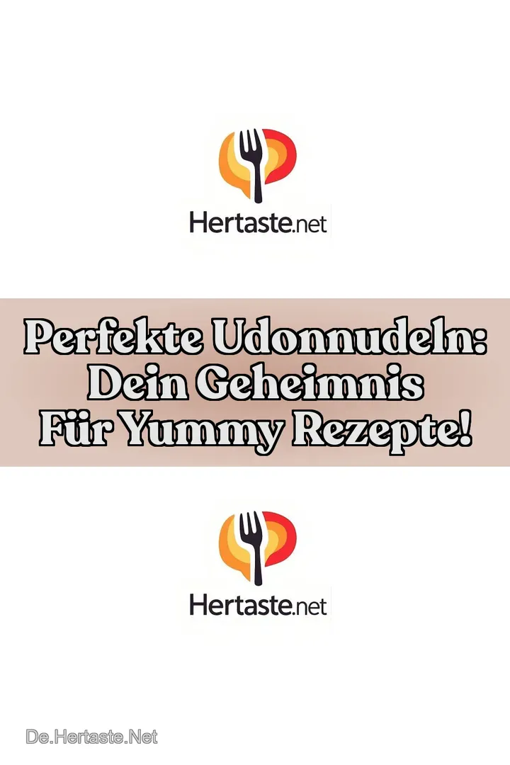 Perfekte Udonnudeln: Dein Geheimnis f&uuml;r Yummy Rezepte!