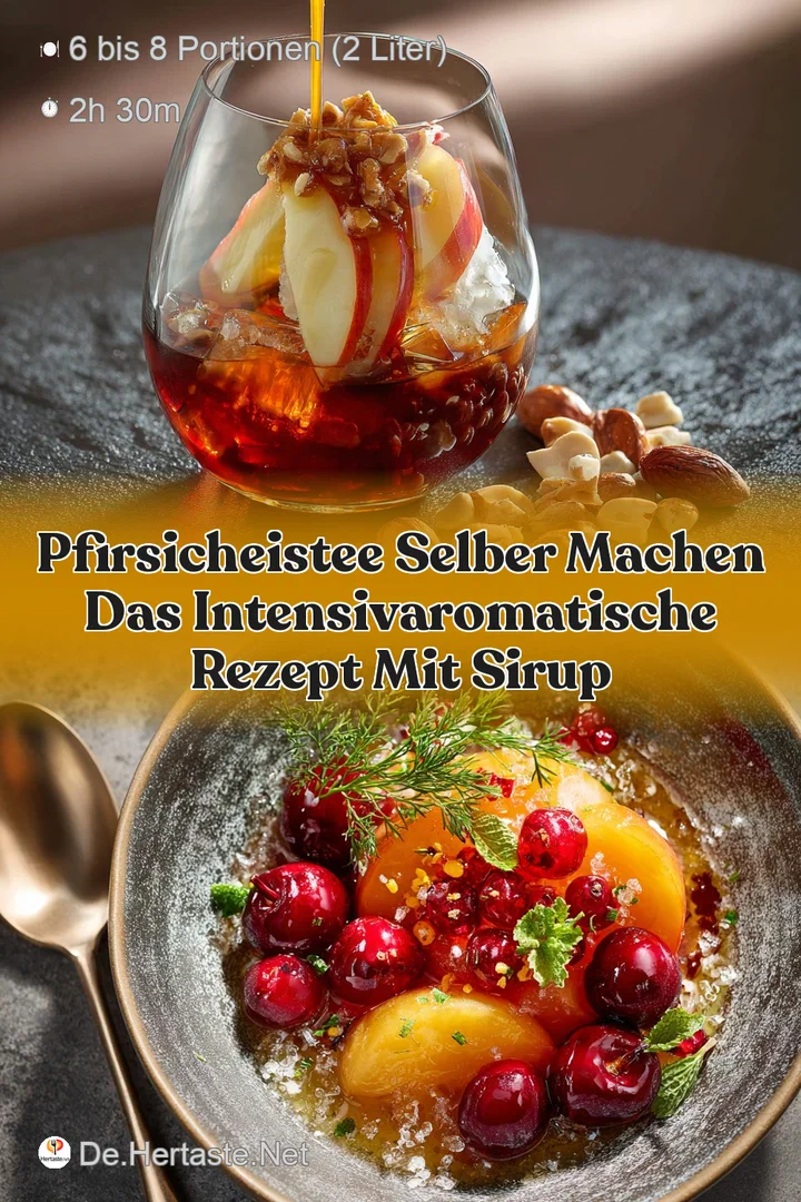 PfirsichEistee Selber Machen Das intensivaromatische Rezept mit Sirup