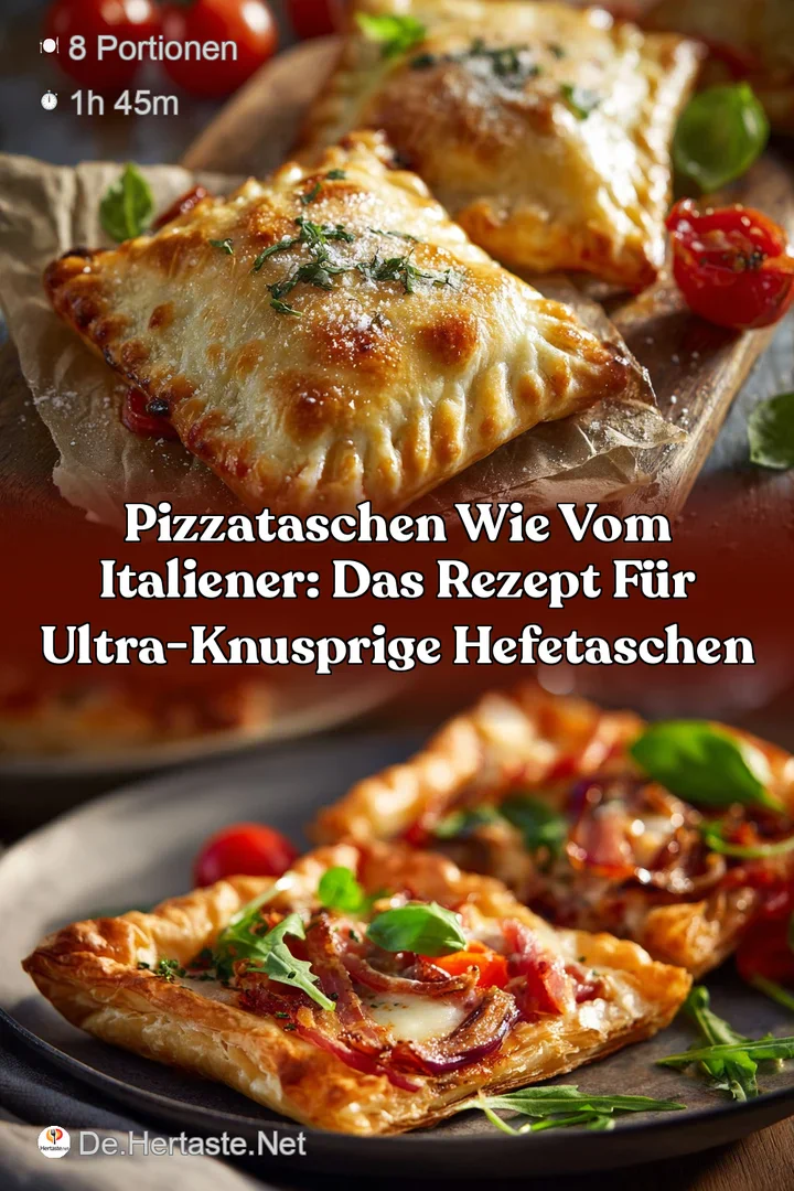 Pizzataschen wie vom Italiener: Das Rezept f&uuml;r ultra-knusprige Hefetaschen