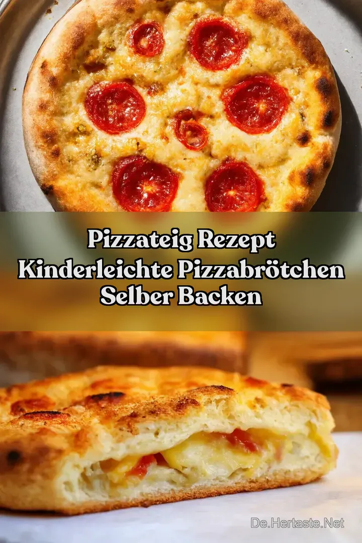 Pizzateig Rezept Kinderleichte Pizzabr&ouml;tchen selber backen