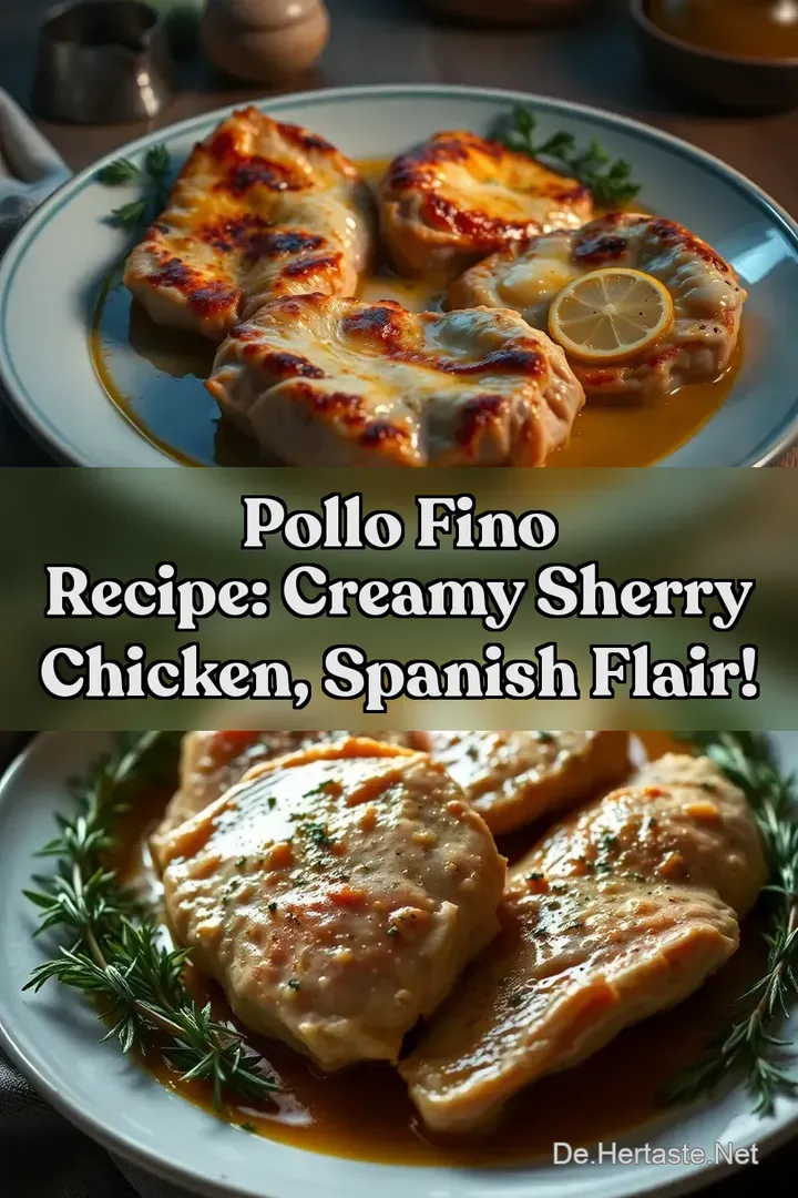 Pollo Fino Recipe: Creamy Sherry Chicken Spanish Flair!