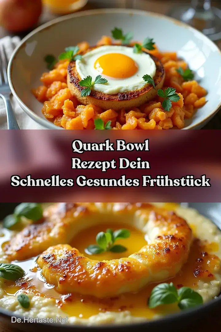 Quark Bowl Rezept Dein schnelles gesundes Fr&uuml;hst&uuml;ck