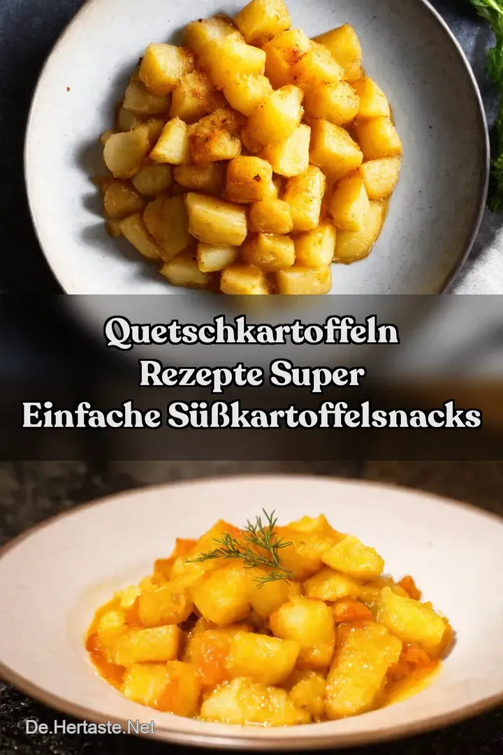 Quetschkartoffeln Rezepte Super Einfache S&uuml;&szlig;kartoffelSnacks
