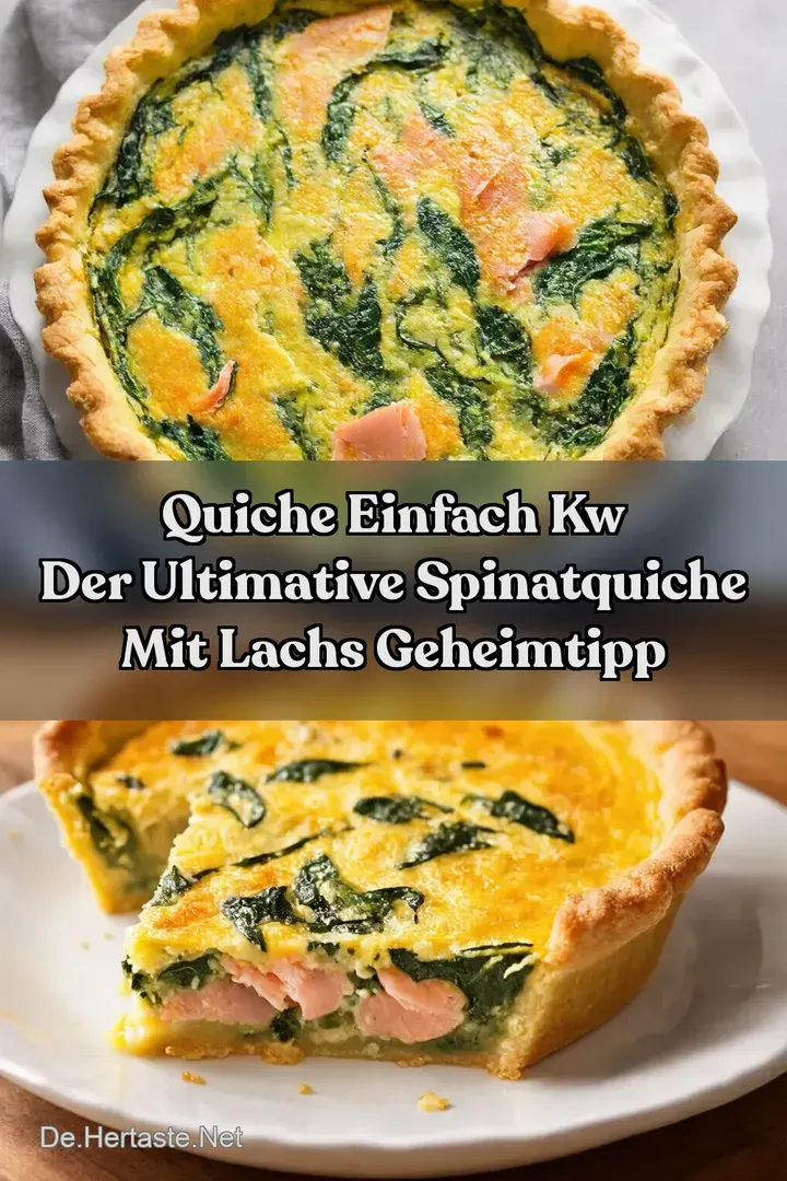 Quiche Einfach kw Der ultimative Spinatquiche mit Lachs Geheimtipp