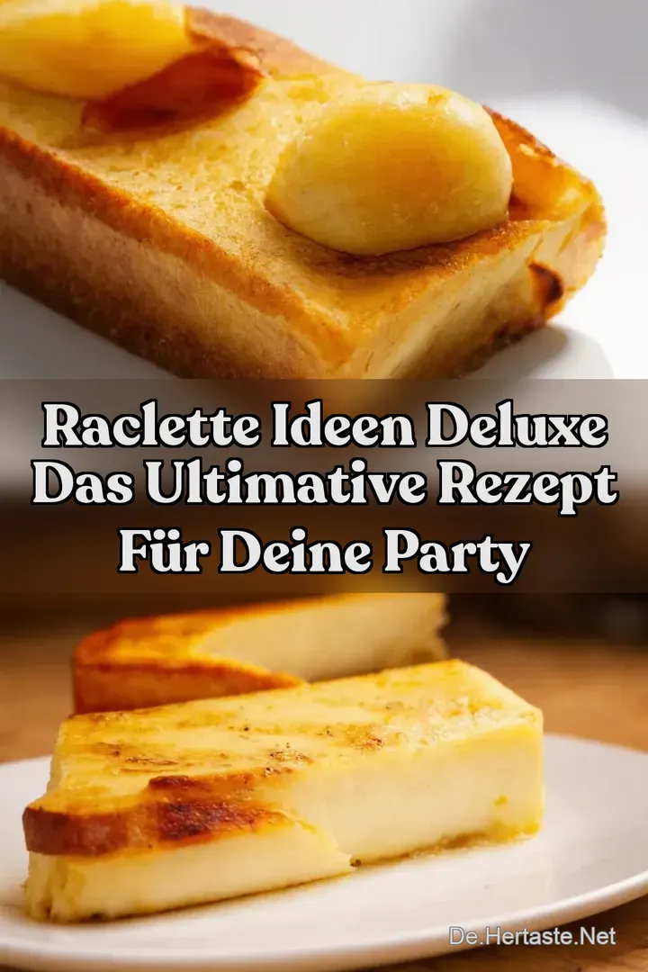 Raclette Ideen Deluxe Das ultimative Rezept f&uuml;r deine Party