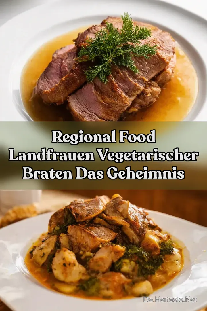 Regional Food Landfrauen Vegetarischer Braten Das Geheimnis