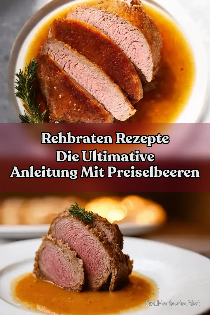 Rehbraten Rezepte Die Ultimative Anleitung mit Preiselbeeren