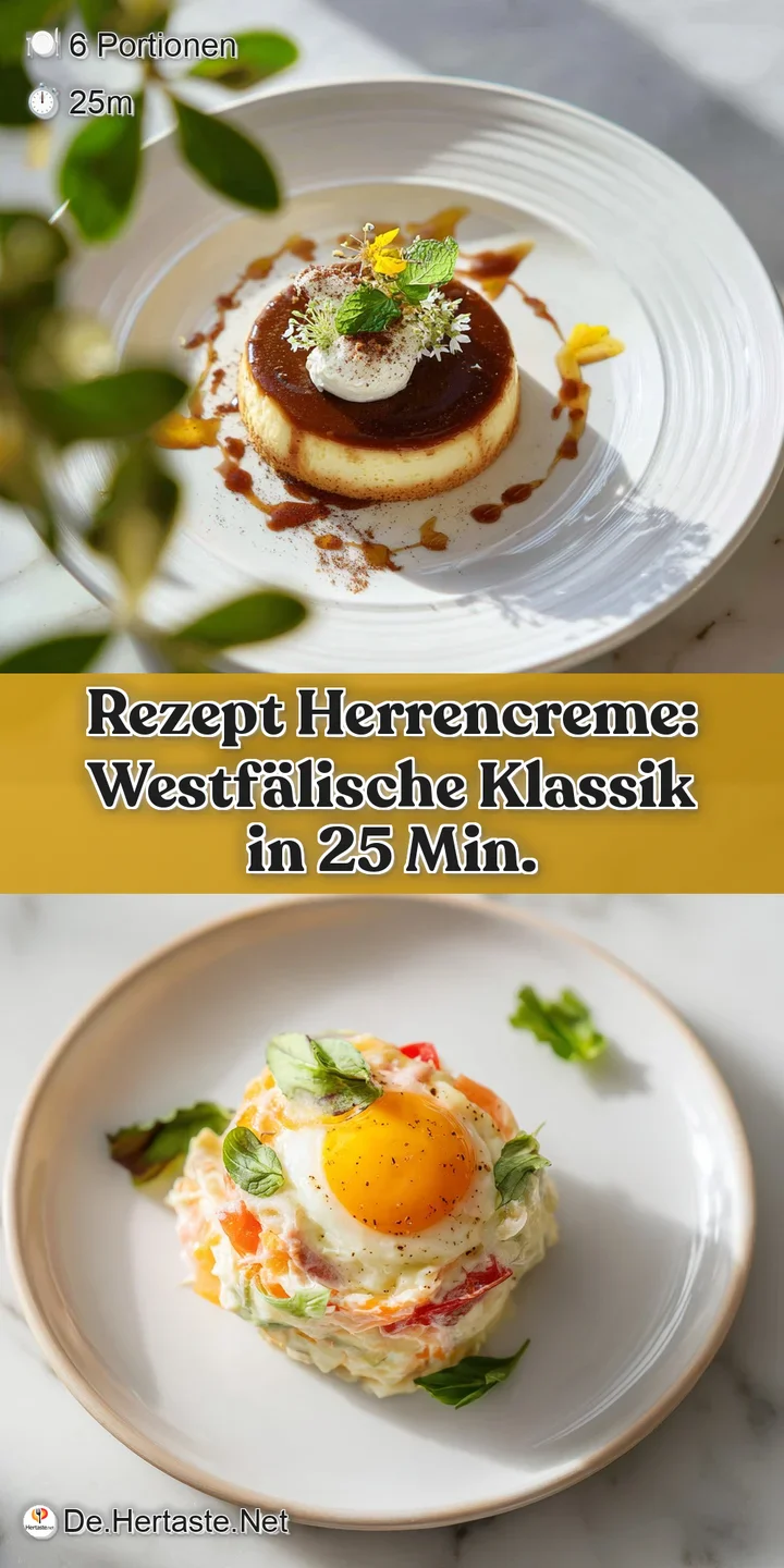 Close-up of luscious Herrencreme, the light reflecting off a smooth, creamy surface. Cocoa powder dusting adds a warm tone.