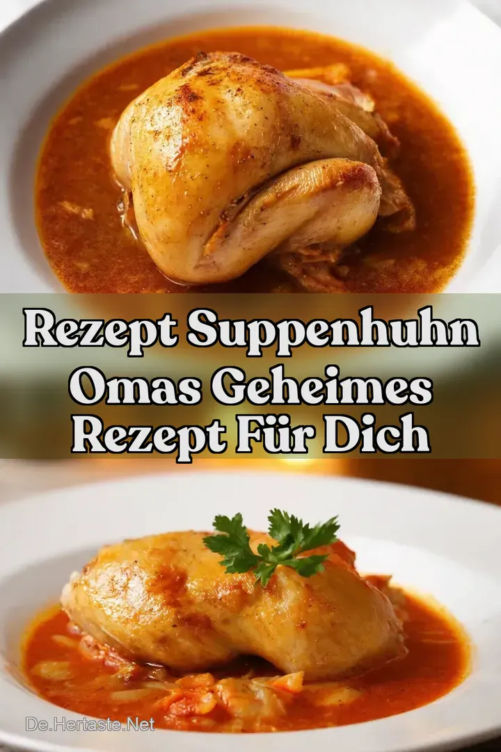 Rezept Suppenhuhn Omas Geheimes Rezept f&uuml;r Dich