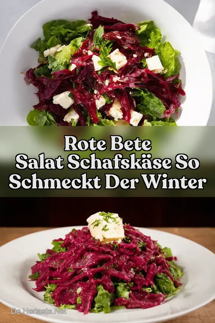 Rote Bete Salat Schafsk&auml;se So schmeckt der Winter