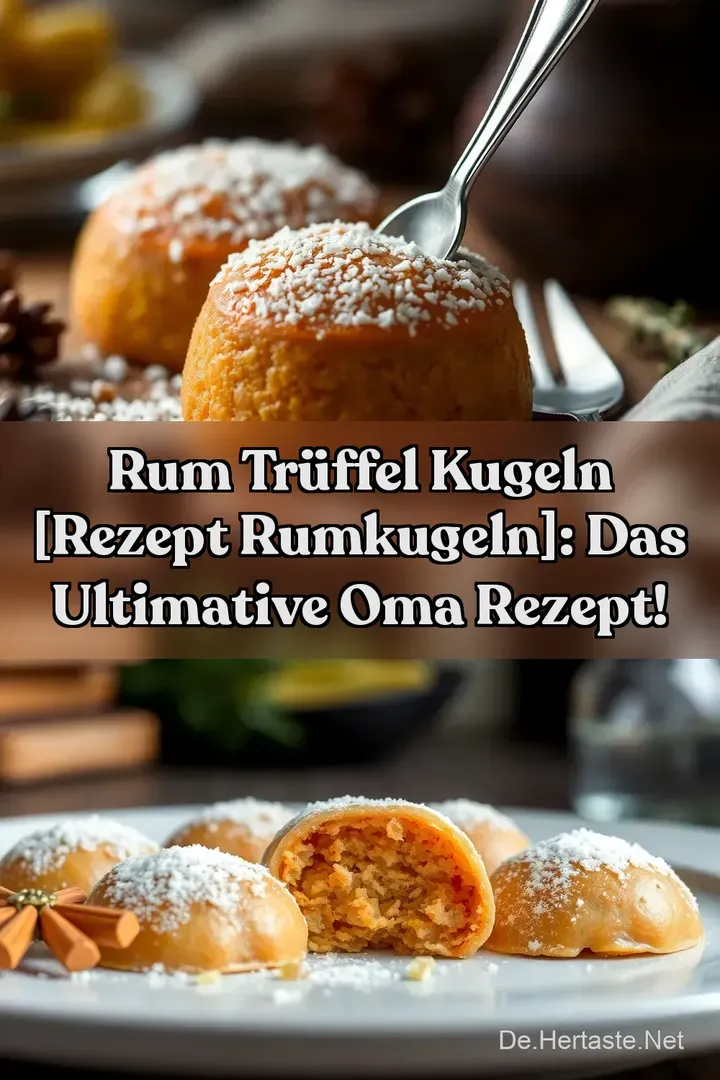 Rum Tr&uuml;ffel Kugeln [Rezept Rumkugeln]: Das Ultimative Oma Rezept!