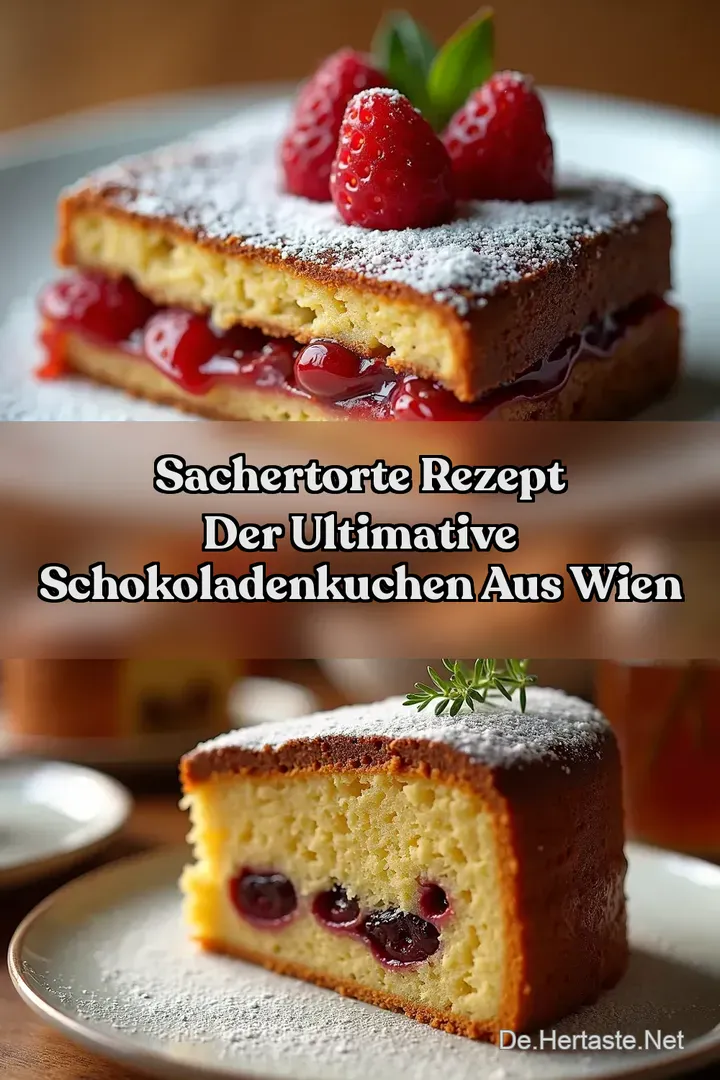 Sachertorte Rezept Der Ultimative Schokoladenkuchen aus Wien