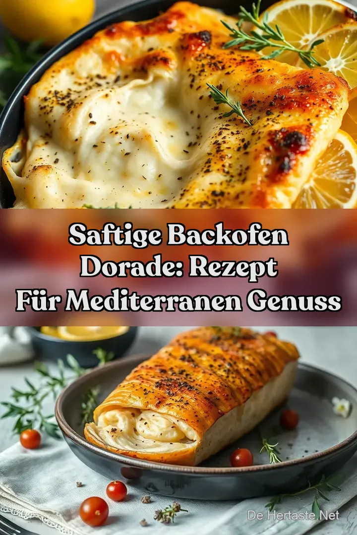 Saftige Backofen Dorade: Rezept f&uuml;r Mediterranen Genuss
