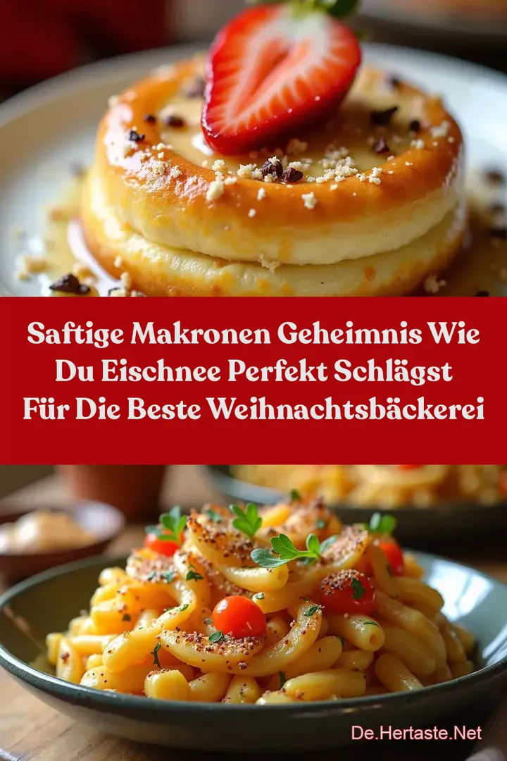 Saftige Makronen Geheimnis Wie Du Eischnee Perfekt Schl&auml;gst F&uuml;r Die Beste Weihnachtsb&auml;ckerei