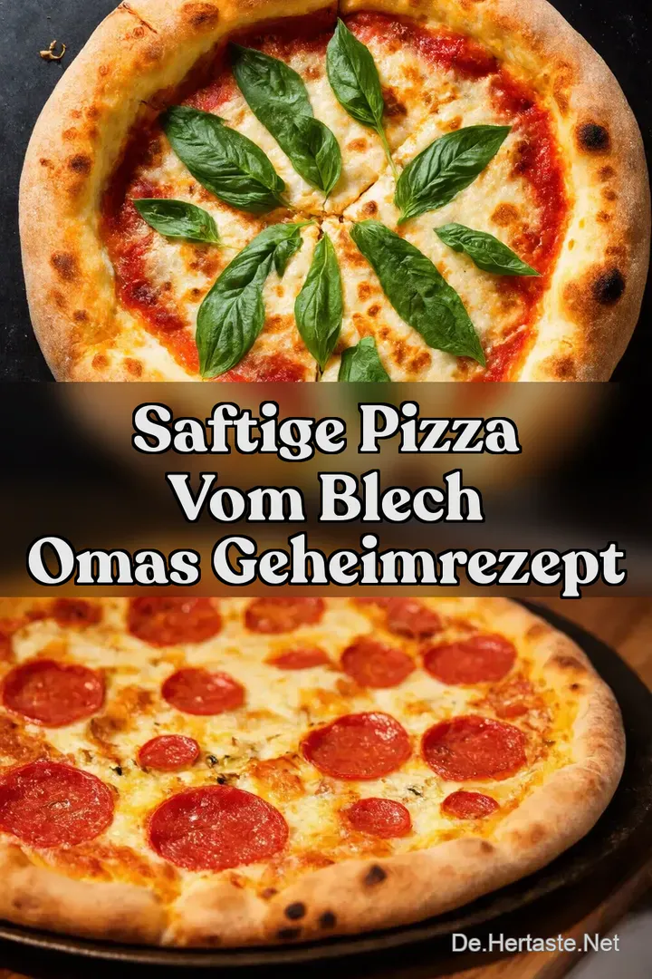 Saftige Pizza Vom Blech Omas Geheimrezept