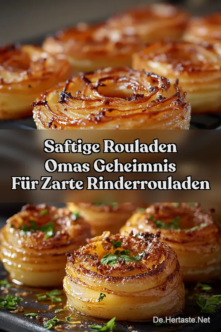 Saftige Rouladen Omas Geheimnis f&uuml;r zarte Rinderrouladen