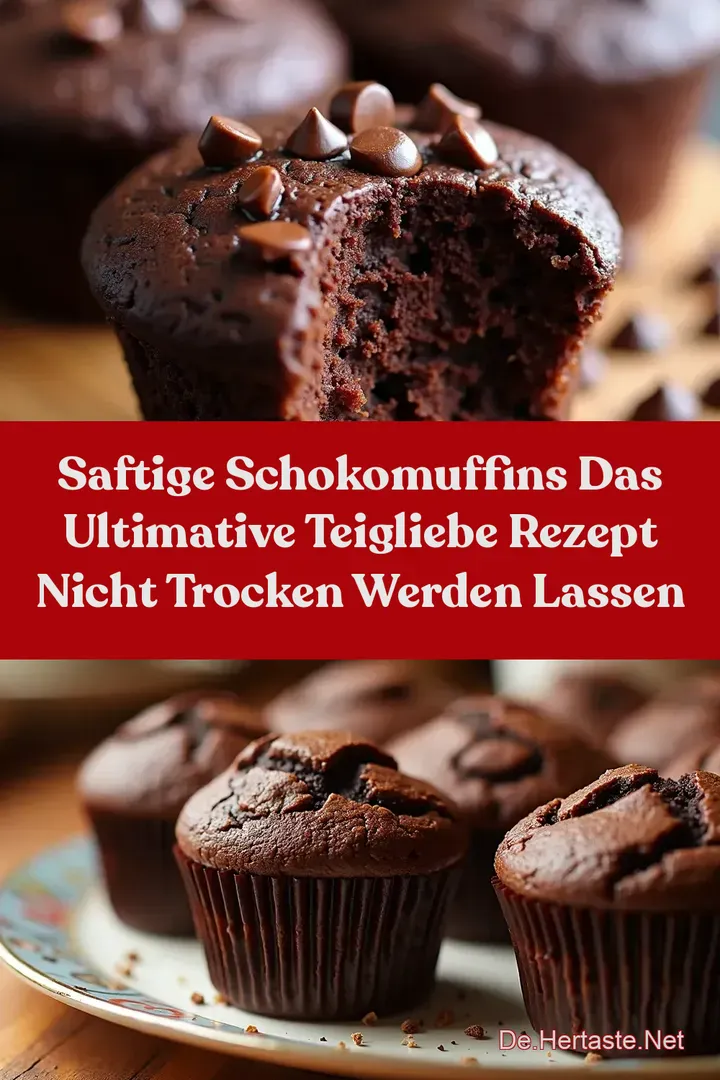 Saftige Schokomuffins Das Ultimative Teigliebe Rezept Nicht trocken werden lassen