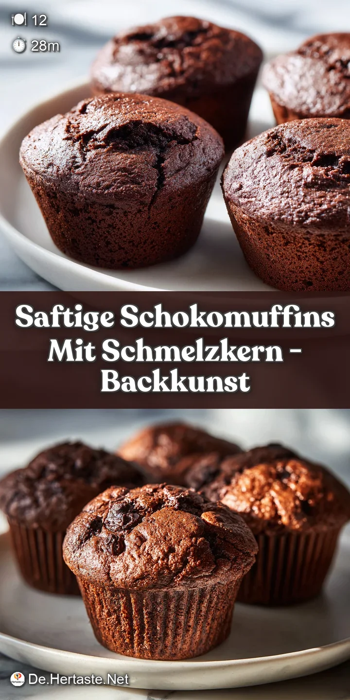 Close-up shot revealing the soft, moist crumb of a dark chocolate muffin, its uneven top hinting at its rich, homemade goo...