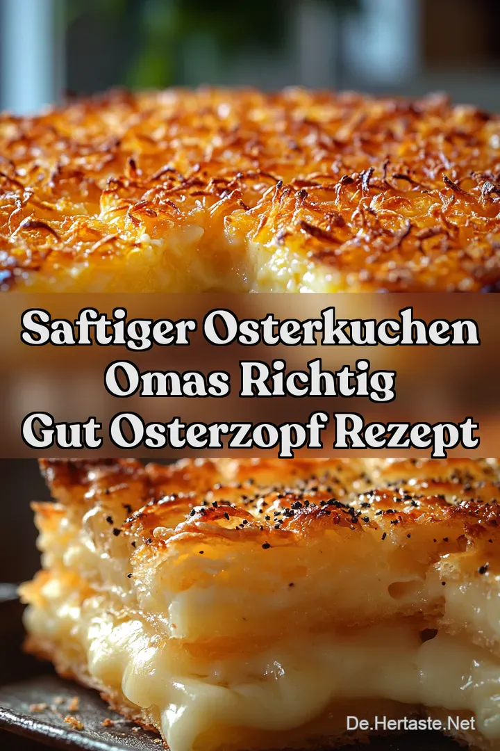 Saftiger Osterkuchen Omas Richtig gut Osterzopf Rezept