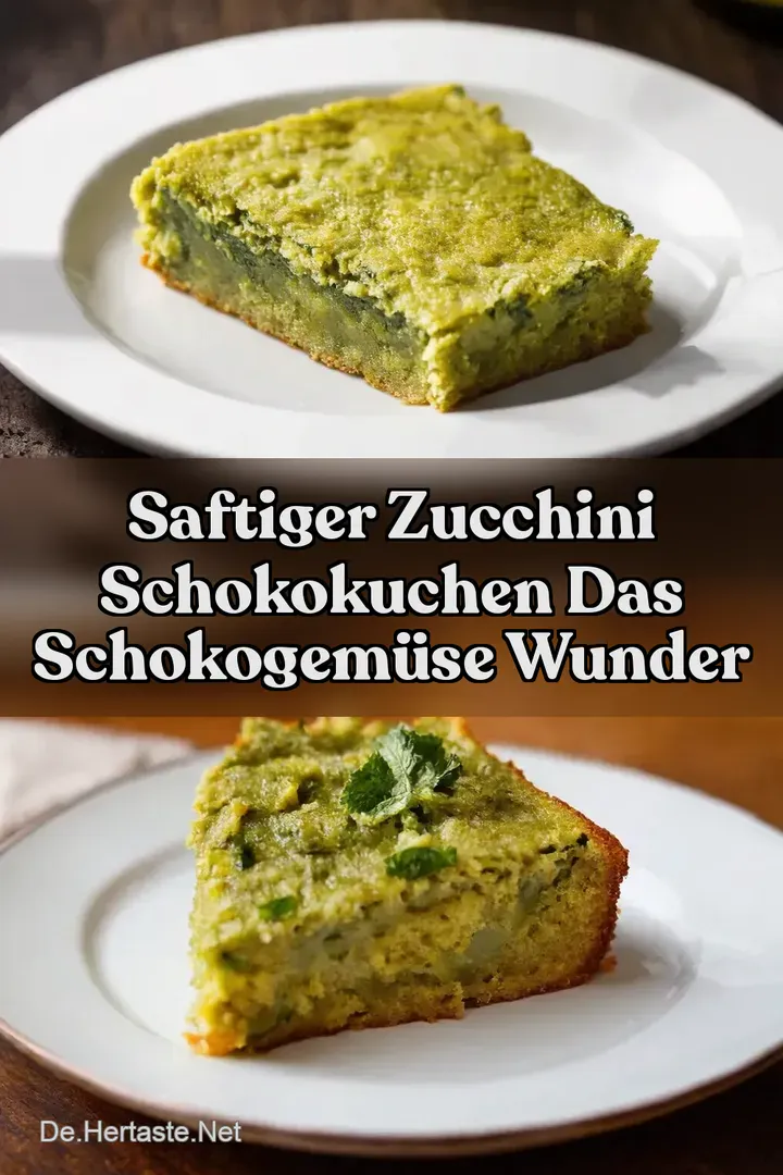 Saftiger Zucchini Schokokuchen Das SchokoGem&uuml;se Wunder