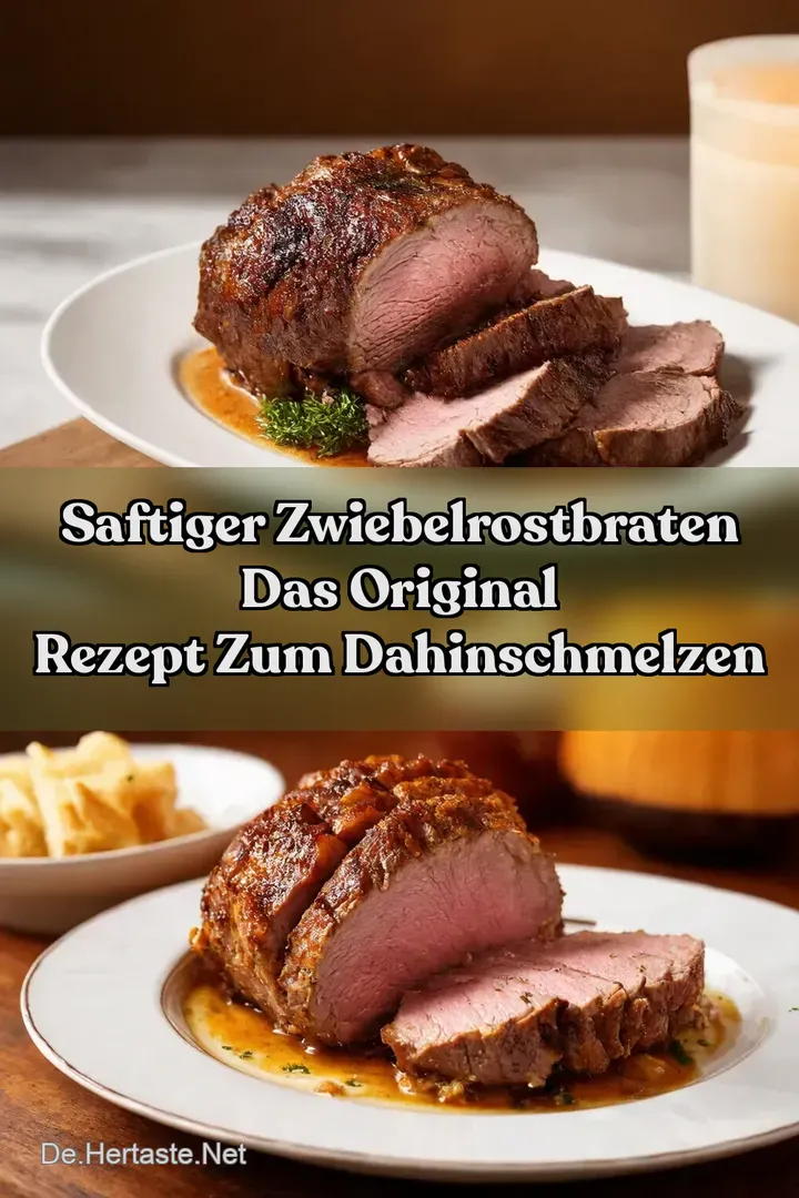 Saftiger Zwiebelrostbraten Das Original Rezept zum Dahinschmelzen