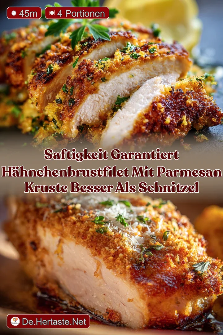 Saftigkeit garantiert H&auml;hnchenbrustfilet mit Parmesan Kruste Besser als Schnitzel